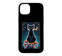 Cat Black Shadow Magie Mystique Féline Sorcière Soul Power Core Coque pour iPhone 14 Plus