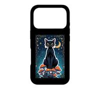 Cat Black Shadow Magie Mystique Féline Sorcière Soul Power Core Coque pour iPhone 17 Pro