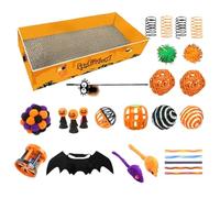 Cat Board de griffure : jouets interactifs à rayures de chat, tableau de rayures horizontales | Panneau de griffures de chat fabriqué en carton ondulé, set complet de cratch set de traceur