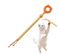 Cat Body Scratcher | Double Sided Grooming Massage Stick | Cat Massager Brush with Telescopic Handle | for Bed Corner Playtime Home Sofa Couch Relaxation