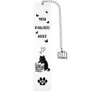 Cat Bookmark Kitten Bookmark Metal Bookmark Cat Bookmark Funny Cute Bookmarks With Gift Box For Readers Students Teachers School Library Souvenir