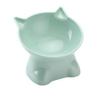 Cat Bowl - Ensemble De Plats Alimentaires Surélevés | Assiette Conviviale sur Les Moustaches | Bol Peu Profond Anti-vomi pour La Nourriture Et l'eau | Accessoire d'alimentation pour Animaux De Compag