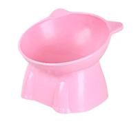 Cat Bowl, Food Dish, Elevated Design Sturdy Pp Tilted Angle Non-Slip Prevent Neck Whisker Fatigue Style Anti-Knock Over, Food Bowls for Pets 5,12 x 3,94 pouces