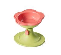 Cat Bowl - Spill Proof Detachable Feeder Dish | Flower Shaped Ceramic Pet Food Water Bowl for Small Medium Large Cats Dogs Kitten Indoor Outdoor Living Room Bedroom Balcony Backyard