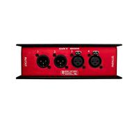 Cat Box MFX - 2 mles 2 Femme XLR Bote de scne avec audio analogique sur un cble de chat blind. Envoyez 4 canaux de Clear-Com ou AES audio DMX.