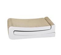 Cat Bratching Board, Grand Carton en Forme de Traceurs de Chat verticaux, Tapis résistant aux Rayons interactifs, 38,5x24x11,5 cm, Facile à Installer, Portable pour Jeu de Jeu et d'escalade