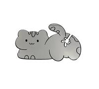 Cat Bread Clip - Funny Utensil for Kitchen Storage | Stainless Steel Cat Shaped Design, Novelty Food Holder, Bread Bag Sealer, Apartment and Home Use, Restaurant, Bakery and Coffee Shop