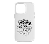 Cat Bride se Fait miauler Coque pour iPhone 14 Pro Max