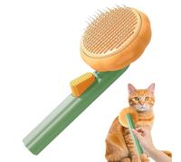 Cat Brush, Dog Brush Long Haired Dogs,7.87x3.54in Detangling Pumpkin Shaped Pet Comb, Cleaning Hair Remover, Massage Tool for Puppies, Kittens, Home Grooming, Haired Pets