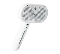 Cat Brush Shedding, Steamy Pet Grooming Brush, Dog Cleaning Massage Comb, Steam Powered Grooming Tool with Long Ergonomic Handle for Cats, Dogs 11.5x7x20cm