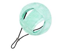 Cat Bucket Hat, Adjustable Summer Cap with Ear Holes, Polyester Soft Visor Headdress for Small Puppy Kitten Outdoor Sport Walking Beach Hiking Park Use, 13.78x13.78 inches