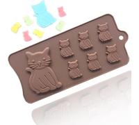 Cat Cake Mold Silicone 3D Kitten Biscuits Fondant Handmade Bakeware Tools Resin Clay Chocolate Candy Mould (1PC)