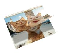 Cat Calendar 2026 - Cute Cat-Themed Monthly Planner | Paper Wall Calendar 25.5x18.5cm, Decorative Schedule Organizer for Home, Office, School, Bedroom, Study, Classroom, Living Room