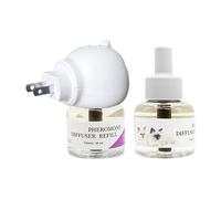 Cat Calming Diffuser Refills, Cat Calming Pheromone Diffuser Kit For Cats, Cats Pheromones Calmiing Diffuseer For Stress Relief Plug Supplies Ease Sleep Anti Stress Comfort For Indoor Kitten Travel