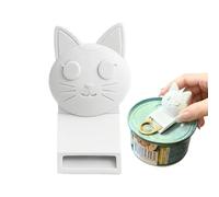 Cat Can Opener Tool | 3D Printed PLA Cute Cat-Shaped Manual Easy-Open Can Lifter Lightweight 10g Reusable Bottle Jar Tin Opener Multi-Purpose Pet Food Soda Beer Opening Gadget Portable Kitchen Dorm Ca