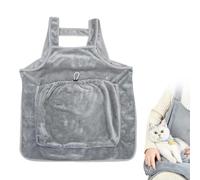 Cat Carrier Apron, Hands- Pet Pouch, Washable Soft Fabric, Secure Zipper Closure, Cozy Sleeping Bag Style, Lightweight Build, Snug Fit, Easy Wear, Perfect for Cats, Dogs