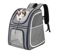 Cat Carrier Backpack - Cat Backpack | Breathable Soft Reflective Strip Dog Travel Pouch For Safety, Car Rides, Hiking, Air Travel, Outdoor Adventures, For Storing Toys And Snacks