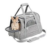 Cat Carrier Bag - 44x25cm Soft Carrying Sling Crate, Breathable Puppy Shoulder Backpack, Foldable Pet Transport Pouch for Walking, Hiking, Travel, Camping and Outdoor Shopping