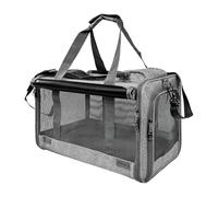 Cat Carrier Bag - 46x30x30cm Up to 20lbs Breathable Polyester Portable Ventilated Travel Pet Tote for Cats | Cat Travel Carrier, Soft Sided Pet Bag, Car Airplane Camping Use