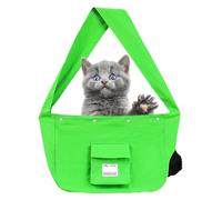 Cat Carrier Bag, Cat Carrying Sling Breathable Canvas Bag, Pet Carrier Bag, Shoulder Chest Bag, Pet Sling Carrier, Easy to Use, Portable for Traveling Hiking Camping Pets