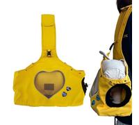 Cat Carrier Bag, Puppy Travel Sling, 14.57x12.99x6.69in Shoulder Strap Design, Carrying Handles, Breathable Mesh Sides for Long Distance Trips, Comfortable Pet Transport