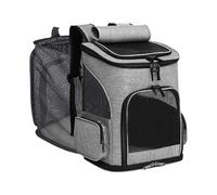 Cat Carrier | Expandable Foldable Soft-Sided Pet Carrier - Breathable Pet Backpacks for Car Flight Vet Visit Grooming Camping Trip Travel Walking Outdoor Transportation Daily