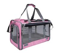 Cat Carrier - Portable Pet Travel Bag for Cats and Small Animals | Breathable Mesh with Soft Cushion Interior, Lightweight Foldable Design, Secure Zipper Closure for Home Trips Or Outdoor Travel