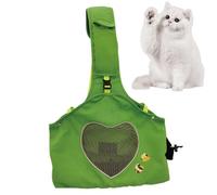 Cat Carrier, Puppy Travel Sling Bag with Shoulder Straps and Carrying Handles, Breathable Pet Travel Bag Compact Ideal for Long Distance Trip, Product Size: 14.57x12.99x6.69 inches