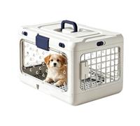 Cat Carrier Secure Locking System Hard-Sided Portable Foldable
