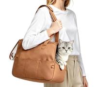 Cat Carrying Bag Up to 15lbs Ventilation - Carrying Tote with Handle Puppy | Puppy Shoulder Bag Carrier for Travel Outdoor Walking Shopping | Small Medium Breed Puppy Kitten Bunny Cat Carrying Bag Up To