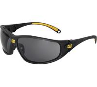 CAT - CAT - Lunettes de protection - pont nasal en PVC avec branches rembourrées en caoutchouc - pièce frontale réglable à trois niveaux - entourage - verre fumé - EU -