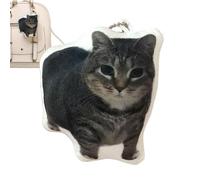Cat, Cat,Porte-clés minou rotatif drôle - Pendentif casque unique avec la parole, charme créatif, porte-clés de sécurité pour accessoires de sac, Pas de son, verwijzen naar de beschrijving