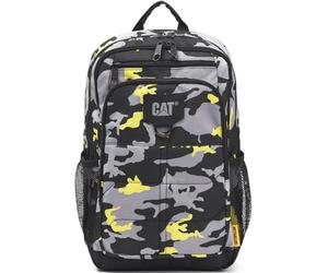 CAT Caterpillar Bennett Sac à dos de ville Sac à dos de voyage 30L (84184-634 Camo Black/Grey/Yellow)