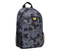 CAT Caterpillar Benson 84718-661 Urban Sac à dos - Sac à dos moderne pour homme et femme - Volume 22 l - Design imperméable avec compartiment pour ordinateur portable, Noir/gris, Einheitsgröße, Sac à
