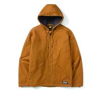 CAT Caterpillar Hooded Sherpa Lined Jacket Bronze
