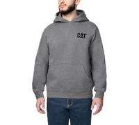 Cat Caterpillar Sweat à Capuche pour Homme avec Logo brodé sur Le Devant, Gris, Large