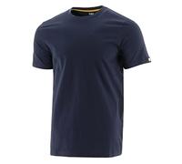 CAT Caterpillar Workwear Essentials T-Shirt de Travail à Manches Courtes pour Homme, Bleu M