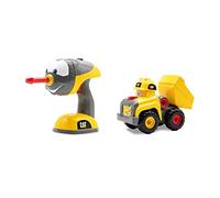 Cat CatToys Official Construction Jr. Crew Fix-It Fleet Toy Camion Benne basculante Jaune