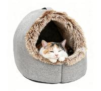 Cat Cave - 40cm Soft Nest With Carry Handle | Cloth Material Kitten Bed Cave Winter Cat House, Calming Indoor Sleeping Spot For Kitten Puppy And Small Dog For Bedroom Living Room Balcony Home