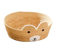 Cat Cave Bed - Cotton, 13.78x13.78x5.12in Woven Pet Nest Anti-Scratch-Resistant | Breathable Washable Small Pet House, Cat Sleeping Bed For Chiot, , Home, Porch, Balcony