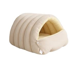 Cat Cave Bed - Enclosed Pet Sleeping Nest | Soft Indoor Kitten Bed for Small, Medium, Large Cats, Puppy, Indoor Living Room, Garden, Yard, Warm Hideaway, Pet House