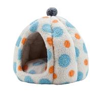 Cat Cave Bed, Hooded Pet Tent, 16.14x16.14x17.72 inches, Funny Presents & Artful Design, Non-Slip Covered Dome, Washable Sleeping Hideaway for Small and Medium Cats
