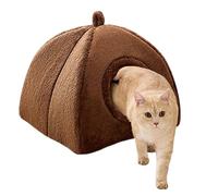 Cat Cave Bed, Indoor Sleeping Nest, 11.81x11.81in Soft Warm Lining, Enclosed Cozy Design, Plush Thermal Shelter for Small, Medium, Large Cats, Winter Rest, Home Comfort Use