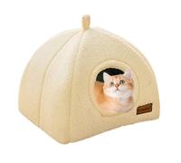 Cat Cave Bed, Indoor Sleeping Nest, 11.81x11.81in Soft Warm Lining, Enclosed Cozy Design, Plush Thermal Shelter for Small, Medium, Large Cats, Winter Rest, Home Comfort Use