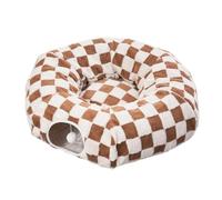 Cat Cave Bed | Pet Supplies, Round Pet Play Tunnel Toy | Enclosed Bed for Sleeping Kitten, Puppy, Small Animal, Dog, Indoor Bedroom, Living Room, Balcony, Apartment, Dormitory, Winter | Soft
