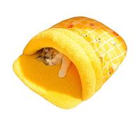 Cat Cave Bed, Slipper-Shaped Kitten Warm Bed, Semi-Closed Cartoon Soft House, Foldable Cat Sleep House Cave for Kitten, Small Dog, Bunny, Cozy Pet Bed for Cats and Small Animals
