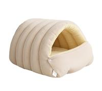 Cat Cave House - Nid de Couchage fermé Respirant apaisant | Abri Confortable pour Chatons, Chiots, Petits Animaux, Tailles Petites, Moyennes, pour intérieur, Salon, Chambre à Coucher, ba