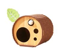 Cat Cave, Scratch Board Bed Climbing Stand, Convenient Cozy Cat Condo with Scratchboard, 15.55x15.75x14.17 inches Decorative Tree Hole Playhouse for Indoor Cats and Kittens