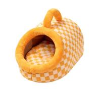 Cat Caves Soft Plush Warm Semi-Enclosed House with Handle | Washable Indoor Pet Caves for Resting Sleeping Playing Kitten Puppy Pet Shop Balcony Living Room Travel
