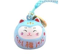 Cat Chanceux Fait Signe des Clés De Chat Pendentif Japonais Maneki Neko Pendentifs De Fortune Fortune Santé Mal Éviter Les Pendentifs De Mascot